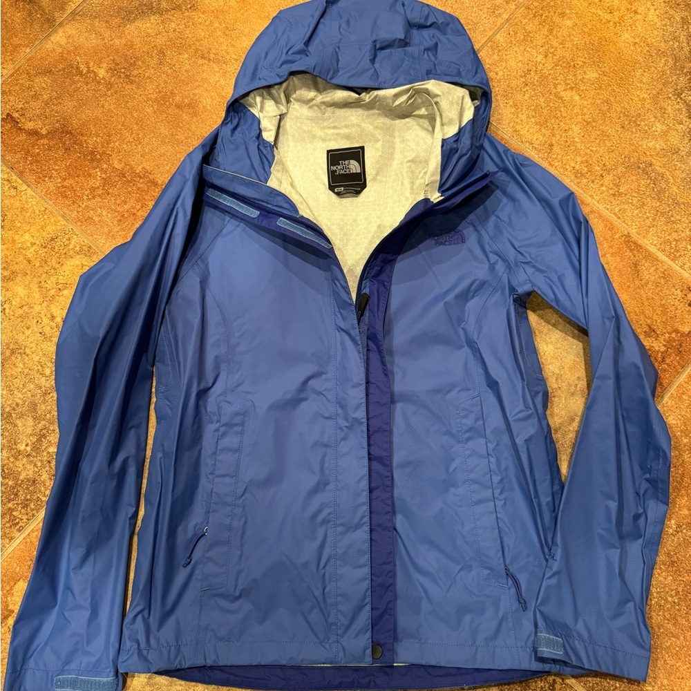 The North Face Blue Hooded Jacket Size M